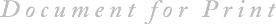 Document For Print